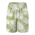 thumbnail image 5 of KPOPLK Men's Swim Trunks Quick Dry Beach Shorts Swimwear Bathing Suits Print Beach Casual Trouser Shorts(Light Green,XXL), 5 of 5