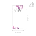 thumbnail image 5 of Koyal Wholesale Ombre Pink Purple Watercolor Printable Wedding Paper Menu Cards for DIY Printer,  52-Pack, 5 of 5