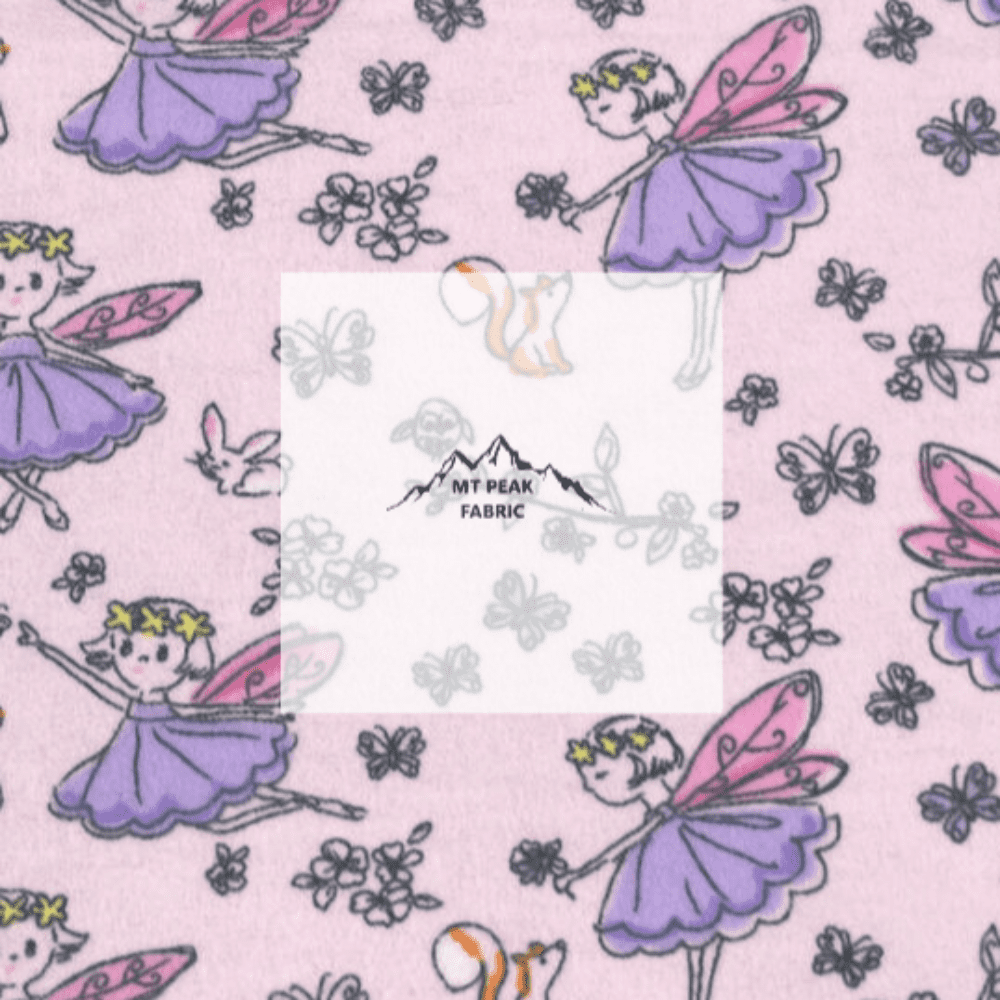 Cotton Fabric Stars On Purple Watercolor Flannel Fat Quarter Super Snuggle Flannel