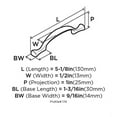 thumbnail image 2 of Amerock 174 Everyday Heritage 3" Center To Center Handle Cabinet Pull - Nickel, 2 of 7