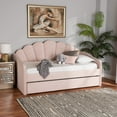 thumbnail image 3 of Baxton Studio Kids Modern Timila Daybed with Trundle, Light Pink, 3 of 14