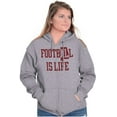 thumbnail image 4 of Alabama Sunday Night Sports Fanatic Unisex Fleece Graphic Zip Up Hoodie Brisco Brands 3X, 4 of 5