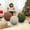 Khaki, Brown, And Green, variant on 24 Inch Inflatable Velvet Christmas Balls, Large Outdoor Holiday Decorations, Flocked Pvc Christmas Ornaments For Yard, Porch & Garden, Blow Up Xmas Decorations For Indoor & Outdoor Use