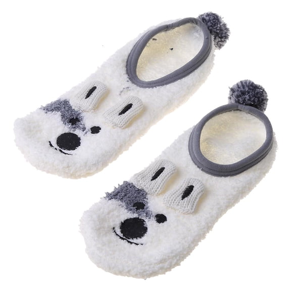 Lerpwige Fuzzy Slipper Socks Cartoon Gripper Socks Winter Warm Socks for Womens