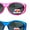 [2-Pack] Blue & Pink, variant on SA106 Kids Size 47mm Fit Over OTG Polarized Sunglasses Brown