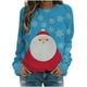 thumbnail image 1 of Sudaderas Navideñas de Cuello Redondo Para Mujer, Camisas Casuales de Manga Larga, Suéter Estampado, Túnica, Tops Odeerbi  ODB205121, 1 of 5