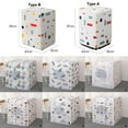 thumbnail image 5 of Front Top Opening Waterproof PEVA Sunscreen Protective Jacket Washing Machine Cover Washer Dryer Case TYPE B-1, 5 of 8