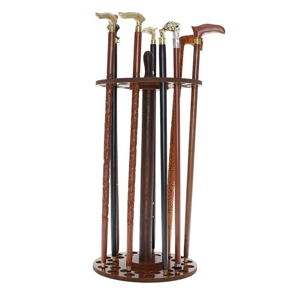 Armory Replicas Cabin Fever Rustic Wooden Walking Cane Stand | Vintage Home Décor & Umbrella Holder