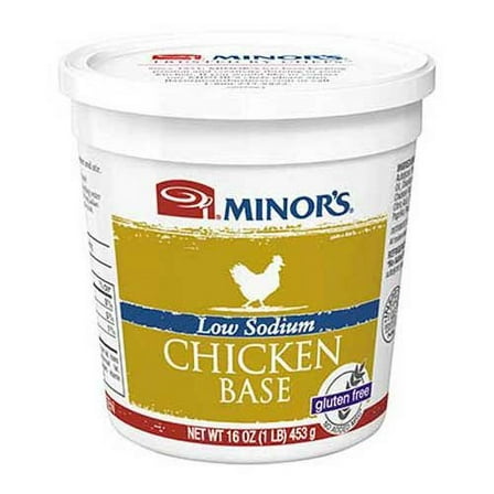 Nestle Minors Low Sodium No Added MSG Chicken Base, 1 Pound -- 6 per case.