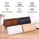 thumbnail image 3 of Injueey Práctico reloj de escritorio digital con alarma personalizada y visualización de fecha Despertadores digitales LED blanco Type3 NO3, 3 of 6