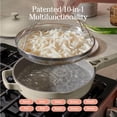 thumbnail image 4 of Sartén Our Place Always Pan de 2.0-10.5” (2.6 qt) antiadherente y libre de toxinas | Sartén de aluminio 10 en 1 patentada | Apta para horno, inducción y todo tipo de cocinas hasta 450 °F | Vapor, 4 of 5