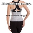 thumbnail image 3 of Teeuard Postpartum Belly Band -Abdominal Binder Post Surgery Belly Wrap Bamboo C Section Waist/Pelvic Belt  Grey S/M, 3 of 8