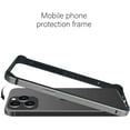 thumbnail image 3 of Compatible with iPhone 15 Pro Max Bumper Case Frame Edge Silicone Protective Ultra Thin Slim Lightweight Luxury Protection Shockproof Cover for Women Girls Man-Titanium Gray, 3 of 11