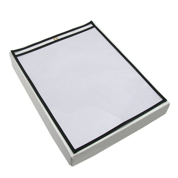 Partners Brand Job Ticket Holders,11x14",Black,PK25 JTH106