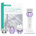 thumbnail image 1 of VOYOR Maquinillas de Afeitar Eléctricas para Mujer 4 en 1 Recortadora de Bikini Afeitadora de Lámina para Mujer 4 Cabezales de Repuesto para Recortadora de Vello Púbico Corporal Masaje de Limpieza 2 V, 1 of 5