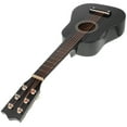 thumbnail image 3 of Guitarra acústica de 21 pulgadas, tamaño pequeño, portátil, de madera, para niños (negro), 3 of 6
