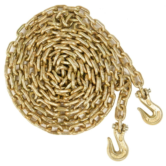 Us Cargo Control Chain,Trade Size 3/8",6,600 lb,20 ft L TC382070
