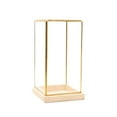 thumbnail image 2 of Glass Display Case Decorative Cuboid Antique Artwork Showcase S, 2 of 7