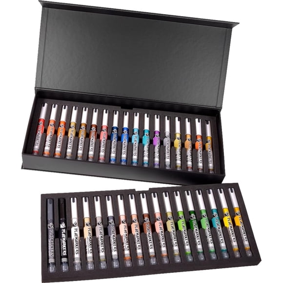 Marcadores de pintura AK Interactive PLAYMARKERS Caja especial de 34 piezas