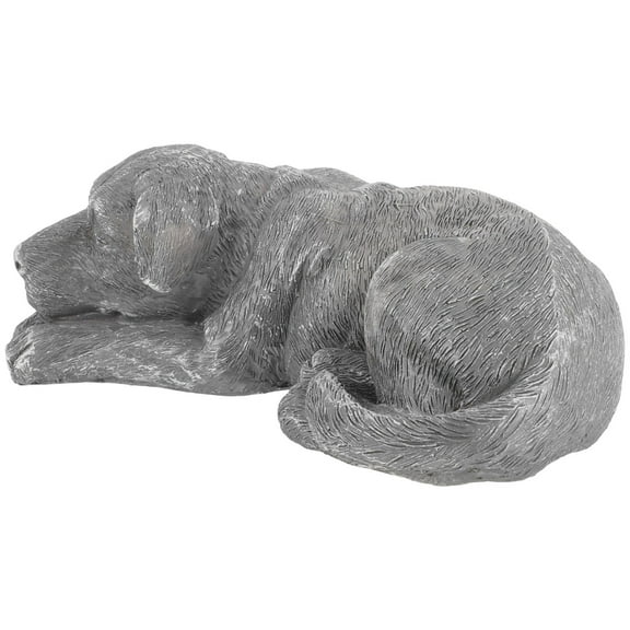 ELAYARD Resin Memorial Stone Dog Shape Outdoor Pet Tribute 1Pack