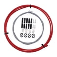 thumbnail image 3 of Bike Brake Cable and Housing Set Bike Shifter Cable Housing for Folding Bike Red, 3 of 10