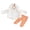 White, variant on Baby Boy Girl Halloween Animal Chick Costume Outfits Plush Long Sleeve Hoodies Rompers Stripe Footed Pants