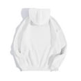 thumbnail image 5 of Women's 2 Piece Sweatsuits Hoodie and Joggers Pant Sets with Pockets Long Sleeve Tracksuit Sports Sweat Suits (2XL, White), 5 of 6