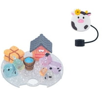 Compatible With Stanl Ey Cup Lid Accessories and Charms for 40oz Tumblers with Silicone Straw Cover Cap for Enhanced Drinking Experience