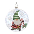 thumbnail image 4 of Melrose Gnome Glass Christmas Ball Ornaments - 4" (100mm) - Multi-Color - 12ct, 4 of 6