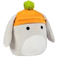 thumbnail image 2 of Peluche Squishmallows Valentina The Grey Bunny 25 cm, 2 of 6