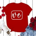 thumbnail image 4 of FASHOFT Valentines Couples Shirts Matching Couples Womens Long Sleeve Shirt Valentines Day Gifts for His and Her Red L, 4 of 5