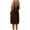 Coffee, variant on Admvng Nightgowns for Women Summer Round-Neck Casual Solid Sleeveless Sleepshirts Sling Backless Dress Plus Size Dresses S-3XL