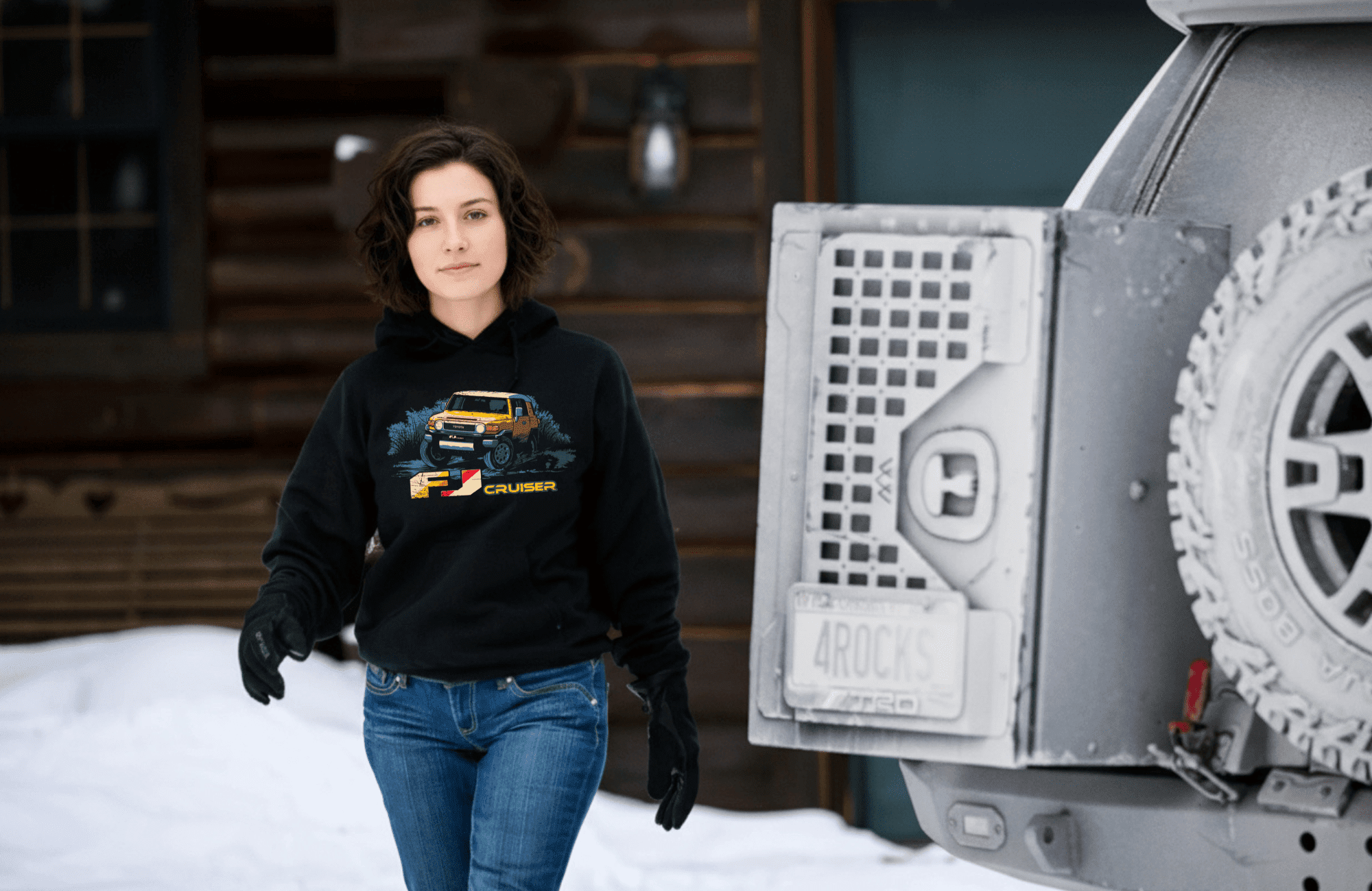 Toyota FJ Hoodie Rugged Off Road Adventure Apparel
