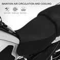 thumbnail image 4 of Riwcyla Motorcycle Protecting Cushion Seat Cover Fabric Saddle Seat Cover Cool Cushion Protector Heat Insulation Mesh Pad Replacement for R1200GS 2006,2018, 4 of 6