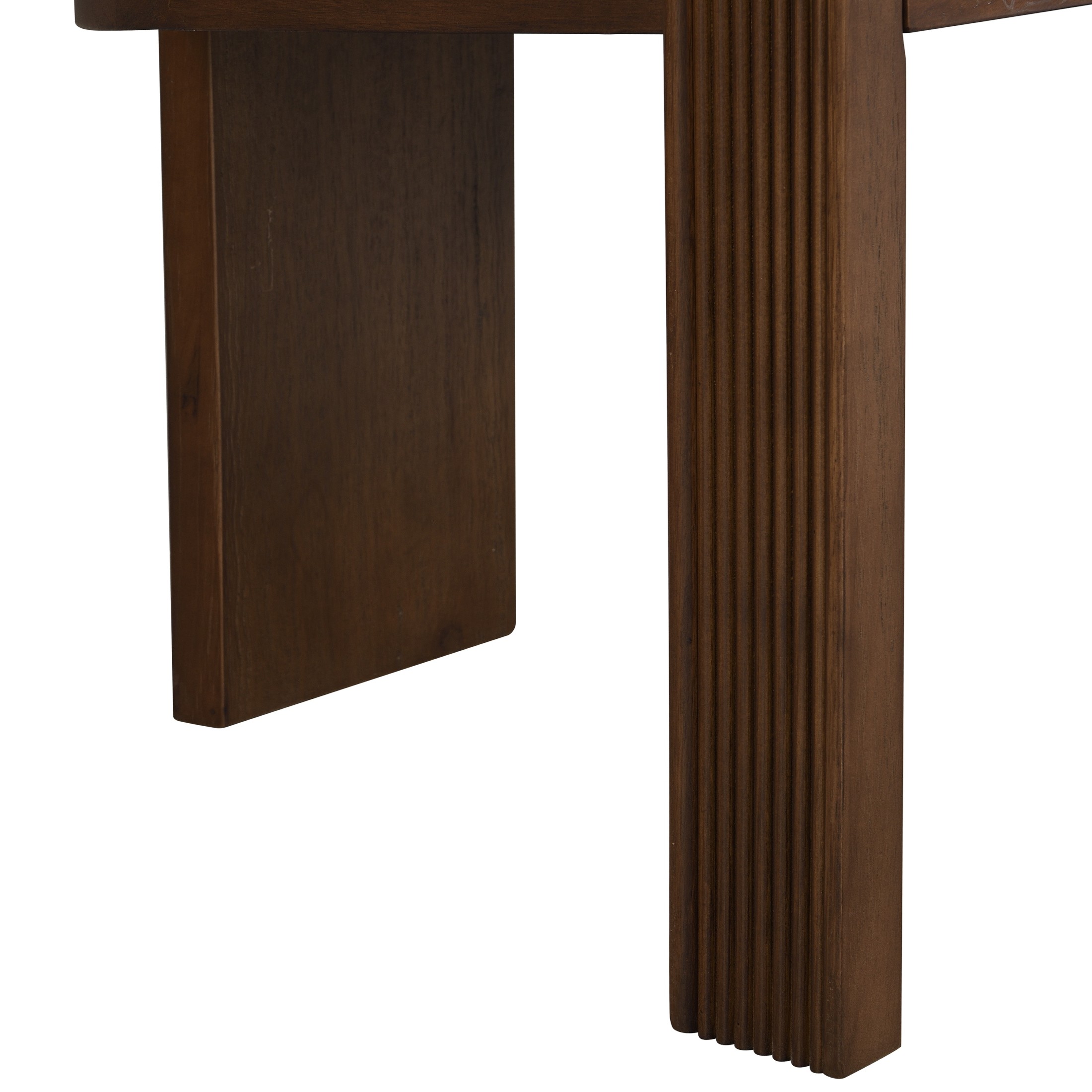Christopher Knight Home Modern Upholstered Dining Chairs with Curved U-Back, Walnut+Green, Set of 2