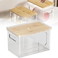 thumbnail image 4 of Trash Bag Dispenser,Stackable with Bamboo Top – Extra Large Garbage Bag Holder & Under Sink Organizer for Kitchen,Laundry Room,Pantry Organization and Storage, 4 of 8
