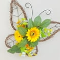 thumbnail image 5 of Spring Wreaths for Front Door Simulation Flower Garland, Butterfly Design Outdoor Wall Hanging Pendant for Home Welcome Sign Wedding Decor, 5 of 5