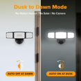thumbnail image 3 of Luz LED LUTEC de 75 W, 8000 lúmenes, desde el anochecer hasta el amanecer para exteriores, 3 of 6
