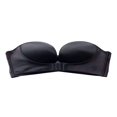 thumbnail image 3 of Push Up Strapless Bras for Women Strapless Front Buckle Lift Bra Strapless Underwear Bras Non Slip Invisible Bra, 3 of 6
