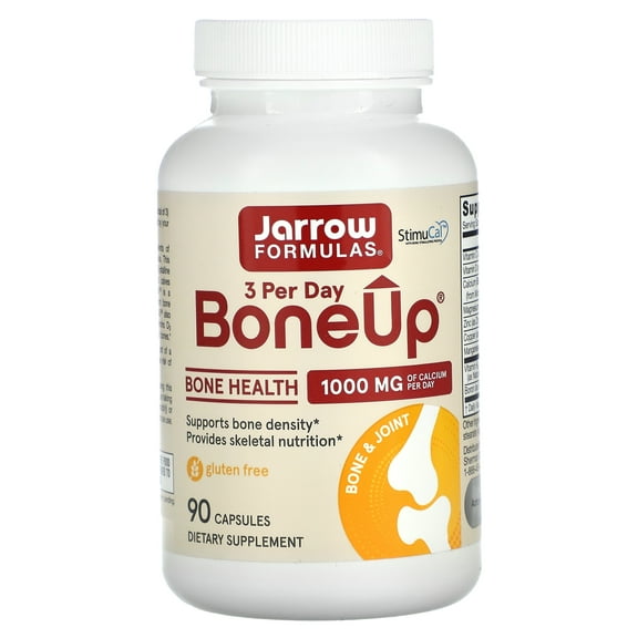 Jarrow Formulas BoneUp 3 Per-Day, 1,000 mg, 90 Capsules