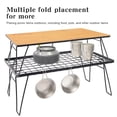 thumbnail image 4 of Mesa plegable de red de hierro FLhrweasw con tablero y bolsa para barbacoa al aire libre, 4 of 9