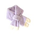 thumbnail image 2 of BXJX Girls Fleece Scarf, Warm Casual Lightweight Thick Neck Warmer for Winter Purple Size Free Size, 2 of 7