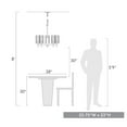 thumbnail image 3 of Golden Lighting Winslett 5-light Chandelier in Matte Black, 3 of 9