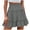 Gray, variant on Womens Boho Ruffle Tiered Skorts High Waist Mini Skirts Boho Beach Short Skirts Flowy Mini Skorts Skirts Casual Golf Tennis Crochet Shorts