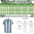 thumbnail image 3 of BOBOGOJP Chemises à Manches Courtes pour Hommes Chemise Formelle Extensible Unie Décontractée à Boutons, Noir G, 3 of 5