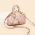 thumbnail image 3 of Women Shoulder Bag Commuting Bag PU Leather Handbag Kiss Lock Crossbody Bag, 3 of 20
