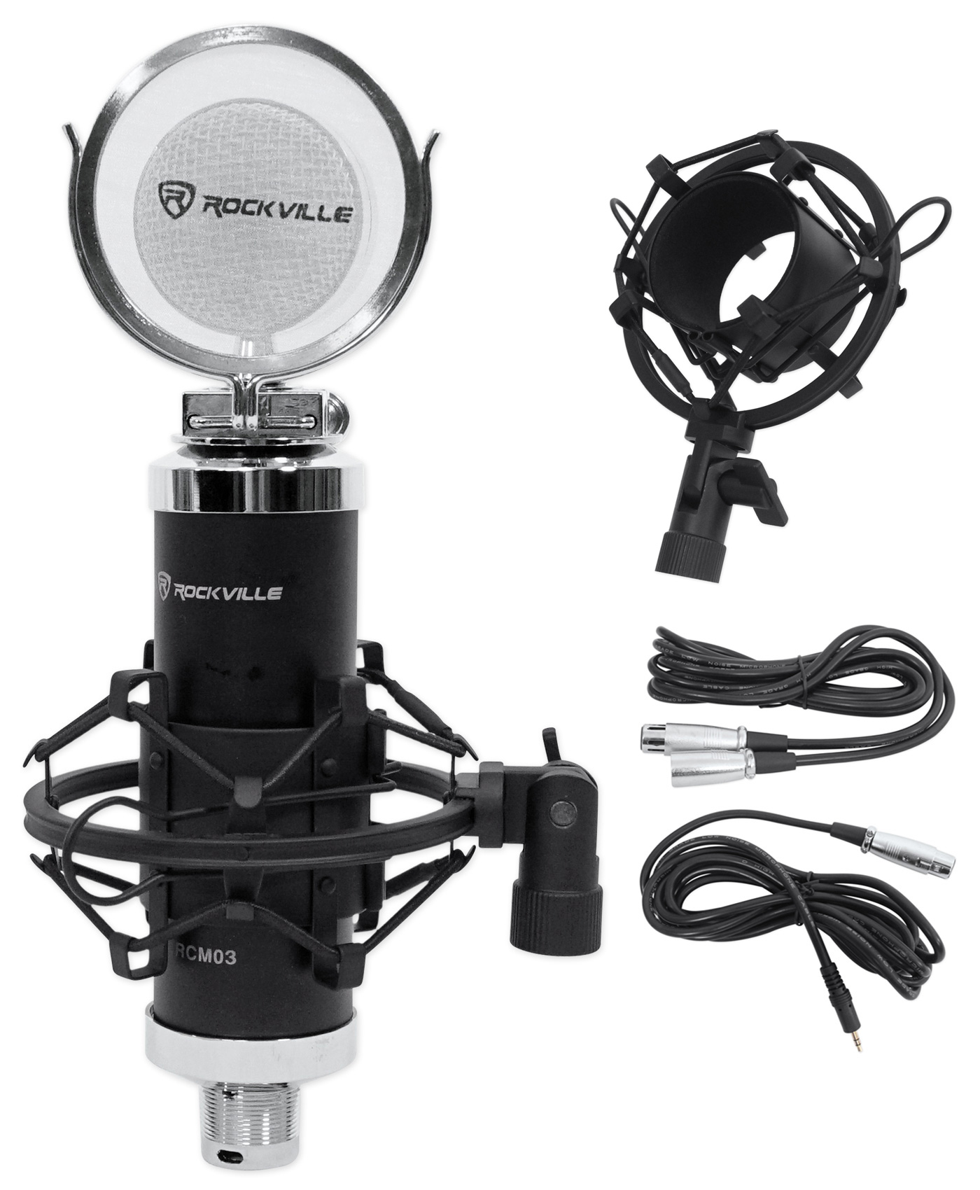 KRK V6S4-NA 6" Powered Studio Monitor+Mic+Mount+Shield+Headphones+Pads