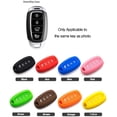 thumbnail image 2 of LIGHTKOREA 4 Button Silicone fob Remote Smart Key Case Protector Cover Accessories Compatible with Hyundai Vehicles, 2 of 5