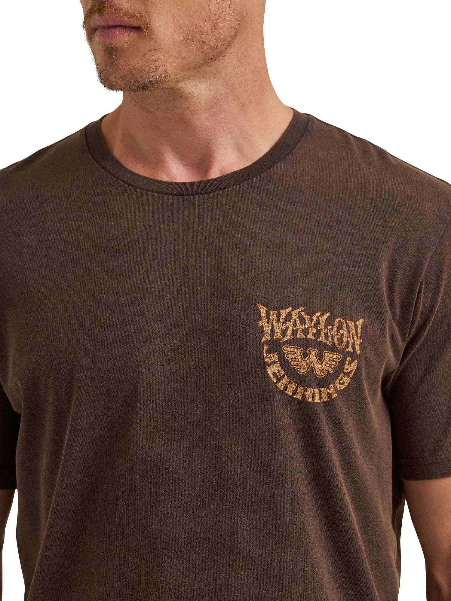 Wrangler® Men's Short Sleeve Waylon Jennings Graphic Tee, S-3XL