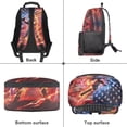 thumbnail image 6 of Yuyamidu American Flag Bookbag for Kids Boys 11 Years Old Baseball Student Bookbag Primary School Bags Teen Middle School Backpacks, 6 of 7